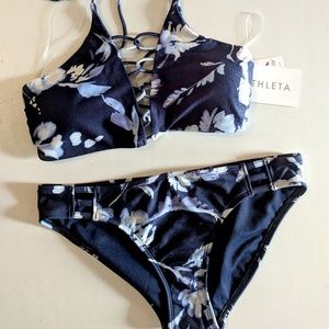 NWT Athleta Aqualuxe Print Bikini Set